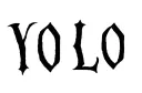 "YOLO" tattoo design idea