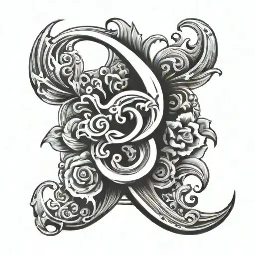 Tattoo representing the number 3 tattoo design idea
