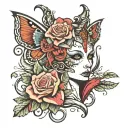 muse tattoo design idea