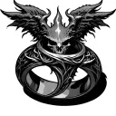radahn elden ring tattoo design idea