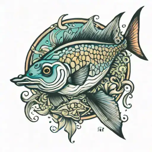 Rafael Cape of Saint Augustine Aquarium tattoo design idea