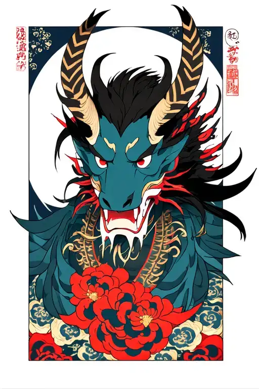 Rengoku Demon Slayer tattoo design idea