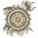 1. ANTIQUE COMPASS 2. ANTIQUE CLOCK 3. Lotus flower 4. Koi fish (Chinese or Japanese) 5. Naruto 6. Tribal 7. Elephant 8. tattoo design idea