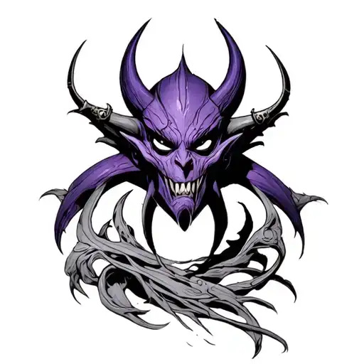 Slaanesh tattoo design idea