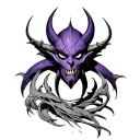 Slaanesh tattoo design idea