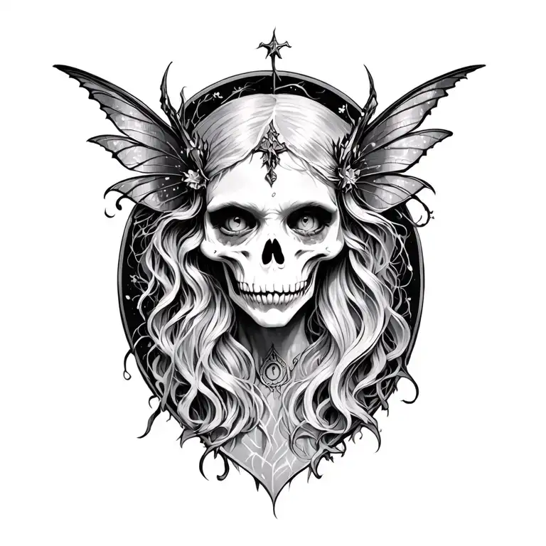 German fairy tale, grim tattoo design idea