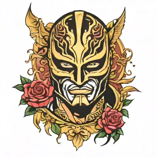 rey mysterio tattoo design idea