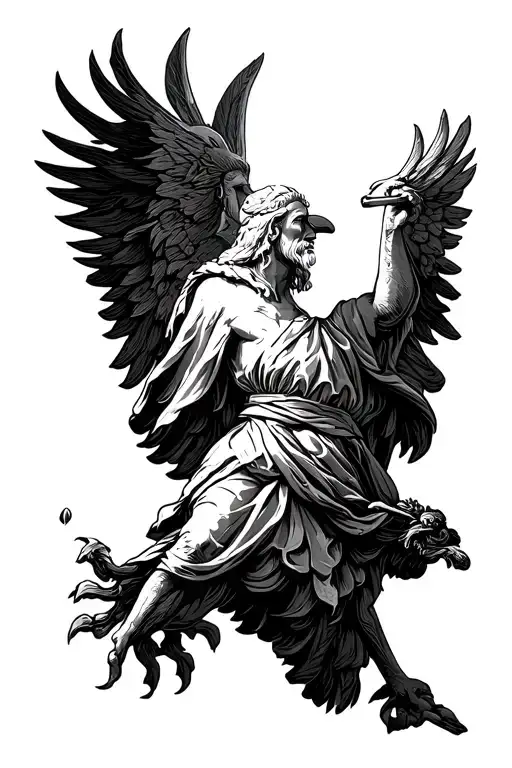 Pyrenees, Cathar, Catharsis, Ariege, Symbolic representation of freedom tattoo design idea