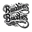 "buddies" in pretty script tattoo tattoo design idea