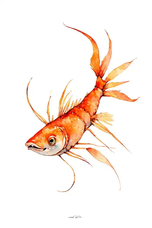 angler fish tattoo design idea