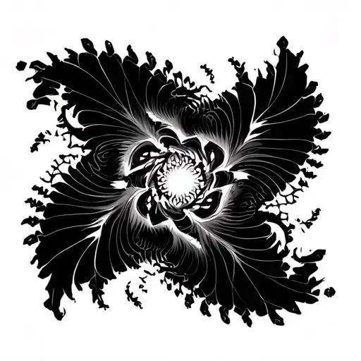 Fractal tattoo design idea