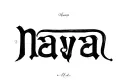 "Navya" tattoo design idea