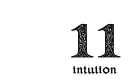 "       111 
  intuition " tattoo design idea
