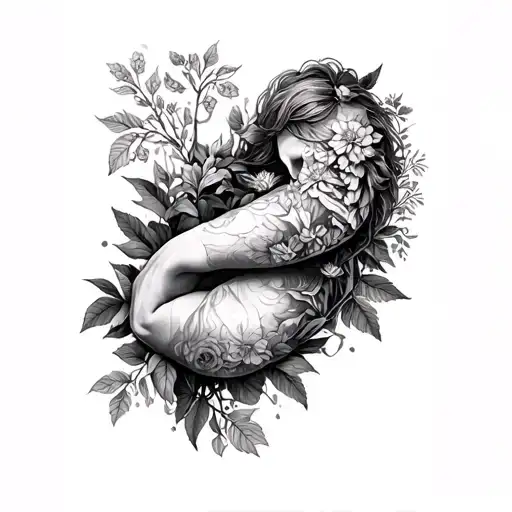 nature inner bicep tattoo tattoo design idea