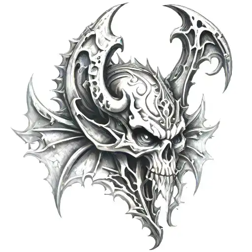 Slaanesh tattoo design idea