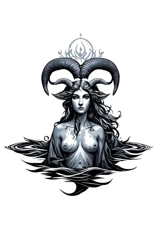 Aquarius and Aries tattoo tattoo design idea