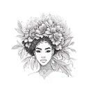 afrocentric tattoo design idea