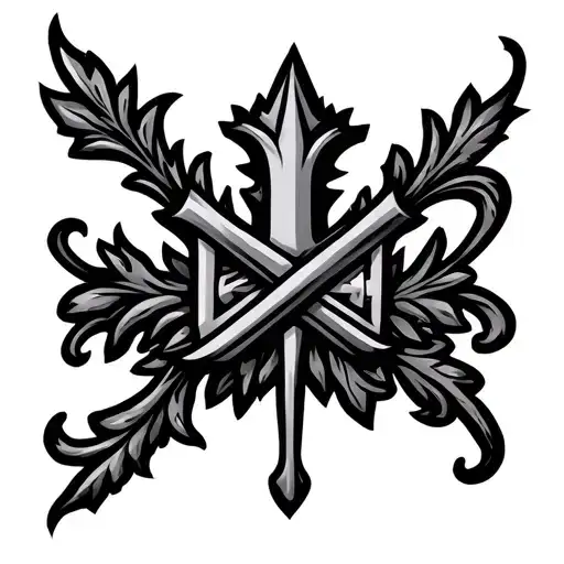 polish emblem, lithuanian emblem, french canadian emblem tattoo design idea