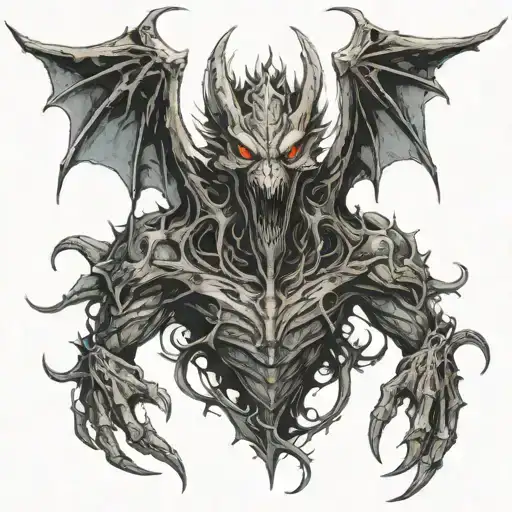 Bahamut tattoo design idea