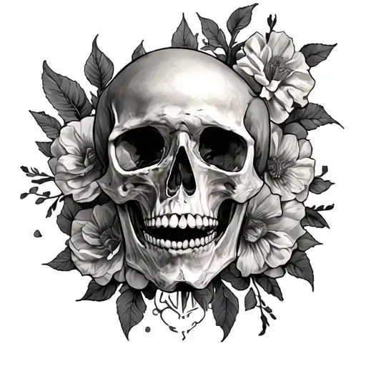 Memento Mori tattoo design idea