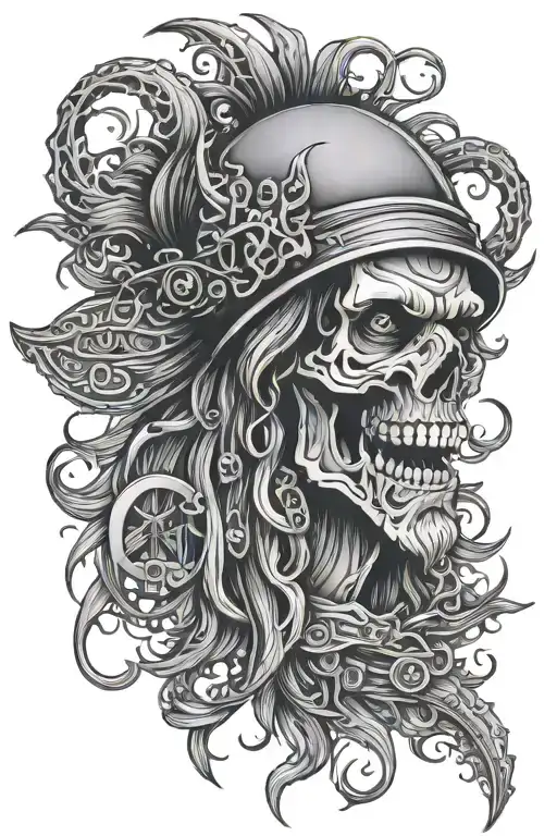 who jah bless no man can curse sign combined tattoo design idea