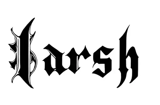 "Harsh" tattoo design idea