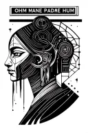 ohm mane padme hum soundcloud tattoo design idea
