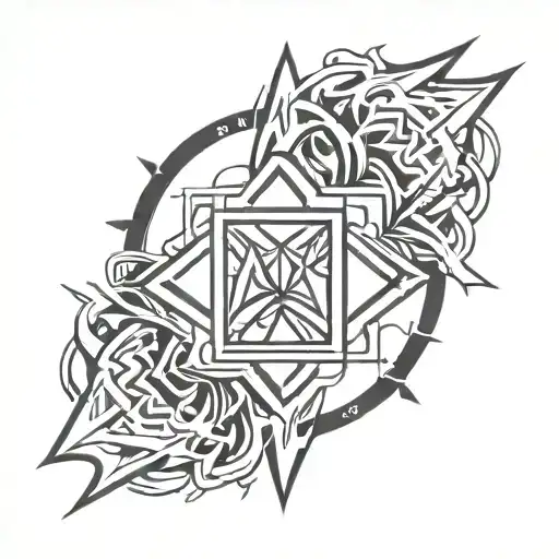 yugioh card game tattoo design idea