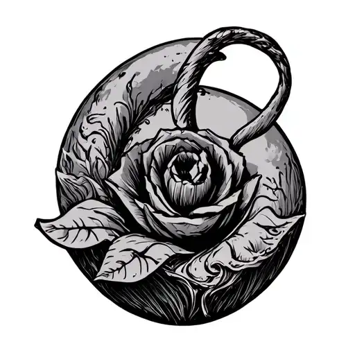 boredom symbol tattoo design idea