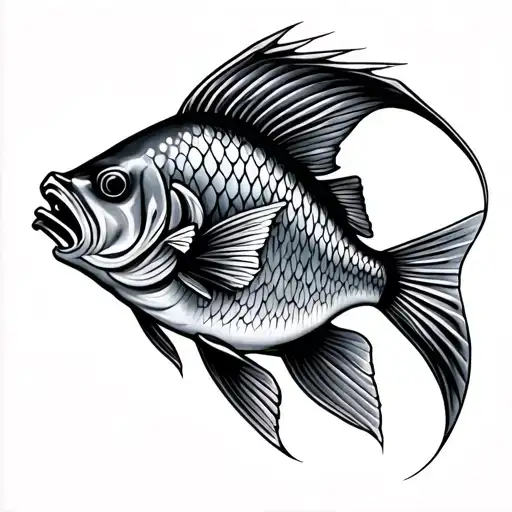 Christian Fish tattoo design idea