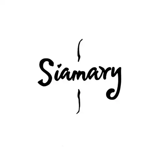 "Siamary" toxic love symbol tattoo design idea