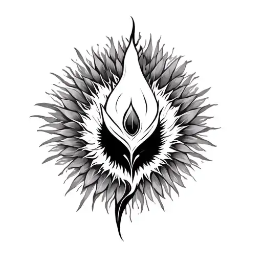 Positive Energy tattoo design idea