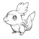 Mudkip tattoo design idea