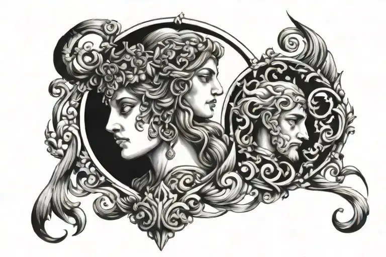 arete in greek mythology tattoo design idea