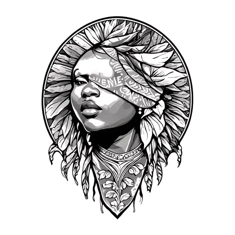 Ghana accra africa tattoo design idea