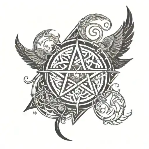 wiccan protection symbols an meaning tattoo design tattoo design idea