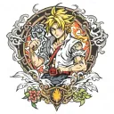 sin of wrath meliodas Nanatsu tattoo design idea