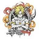 sin of wrath meliodas Nanatsu tattoo design idea