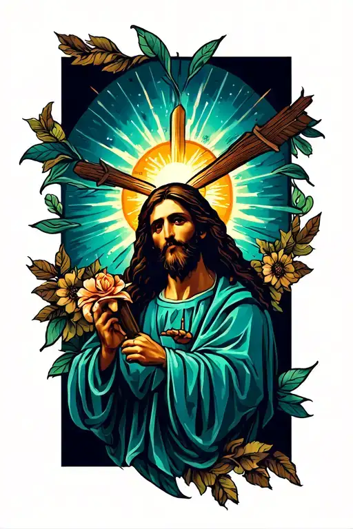 I Can Do All Things Through Christ tattoo design idea