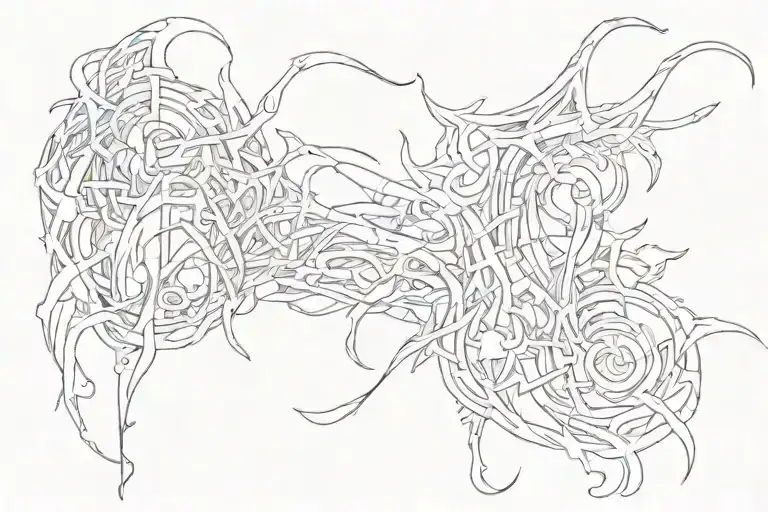 chosen one tattoo design idea