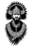 Luis Ortiz, Scorpio, Mexico Aztecs warrior tattoo design idea