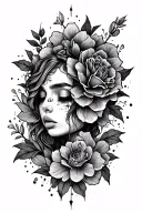 Long Skinny tattoo design idea