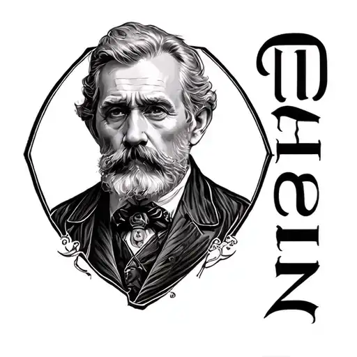 Name Albert tattoo design idea