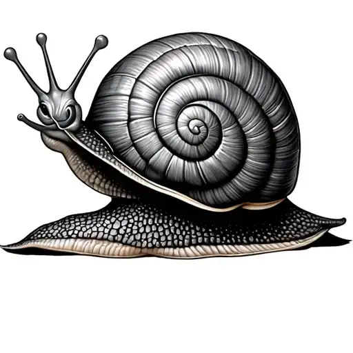 Gary the snail, standing tall tattoo design idea