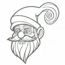 goofy gnome tattoo design idea