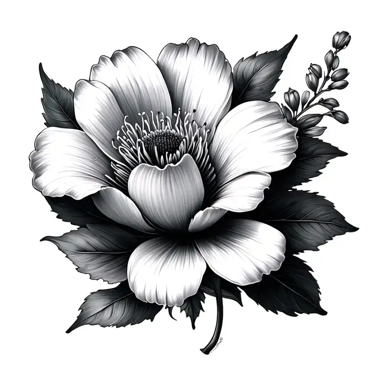 ivf, Gemini, endometriosis, May birth flower tattoo design idea