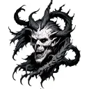Dark Evil tattoo design idea