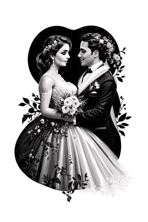30th wedding anniversary  tattoo design idea
