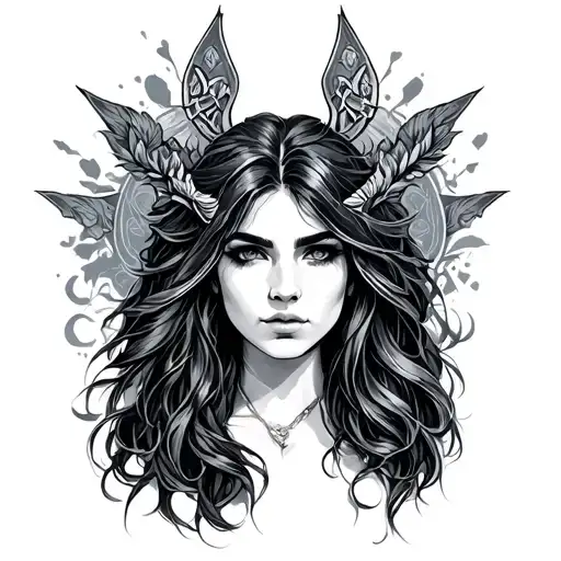 Kayla Jamie love warrior irish tattoo design idea