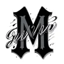 Cursive M tattoo design idea